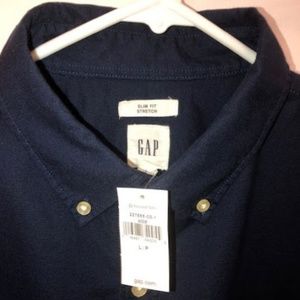 Gap Navy Button Down Shirt
